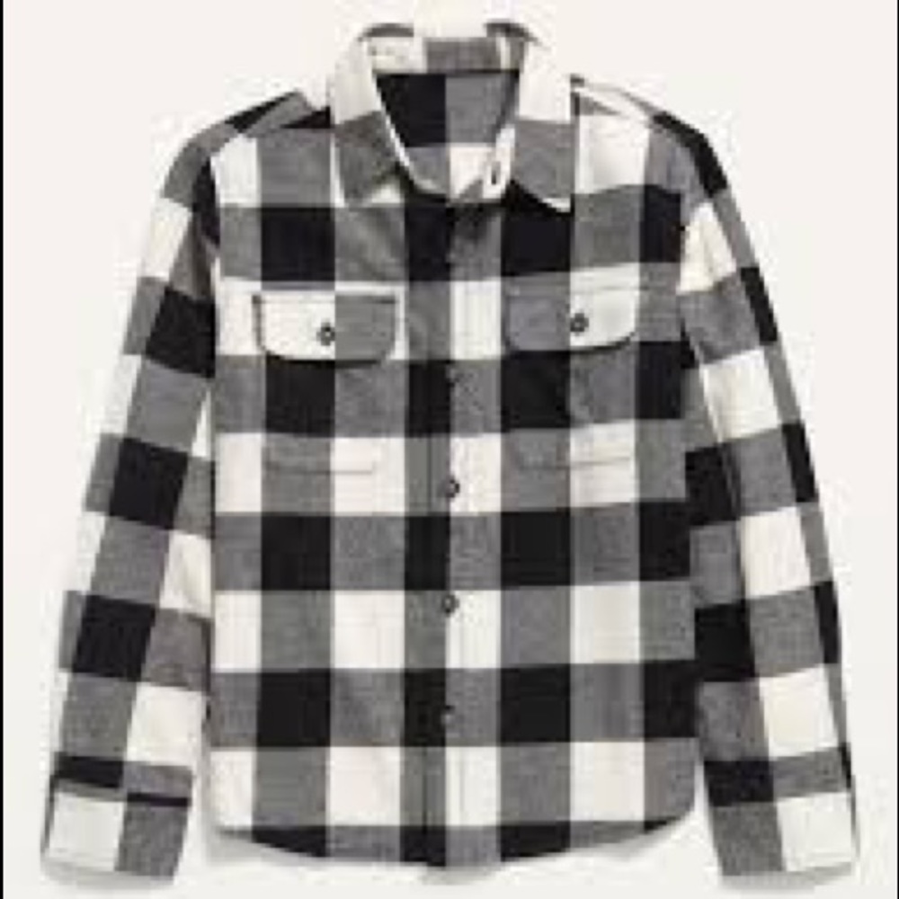 Gap kids Buffalo check woven shirt